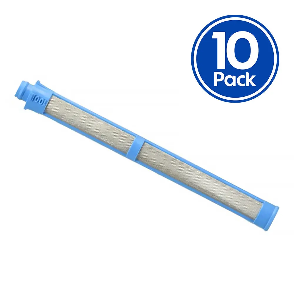 Asab Professional Airless Paint Spray Gun Filter 100 Mesh Blue Fits Graco X 10 Pack 1