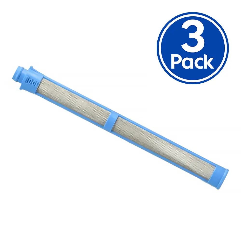 Asab Professional Airless Paint Spray Gun Filter 100 Mesh Blue Fits Graco X 3 Pack 1