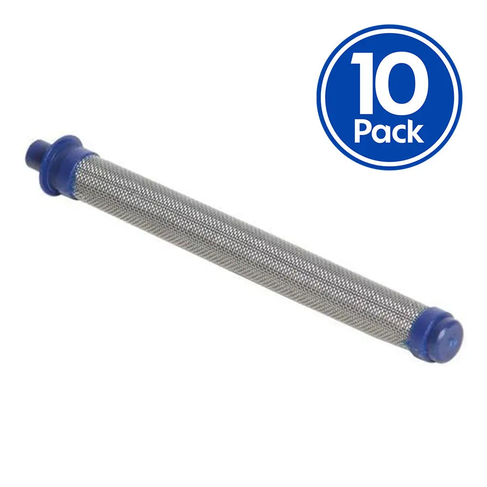 Asab Professional Airless Paint Spray Gun Filter 60 Mesh Blue Fits Graco Sg2/3 X 10 Pack 1
