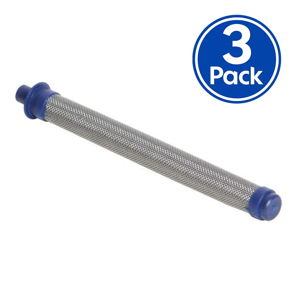 Asab Professional Airless Paint Spray Gun Filter 60 Mesh Blue Fits Graco Sg2/3 X 3 Pack 1