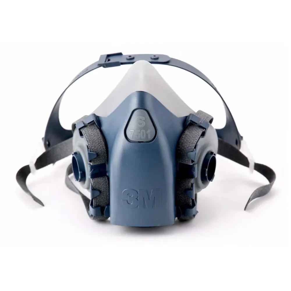 3M 7501 Half Facepiece Reusable Respirator Small Gases Vapour Protection 1