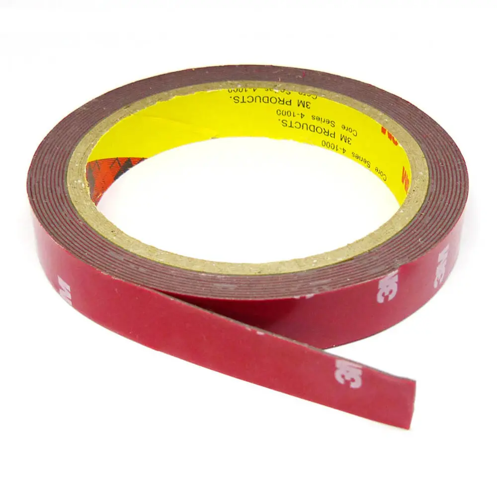 3M 4229P Acrylic Foam Tape Dark Grey 12Mm X 66M 0.76Mm Thick Automotive Trim 1