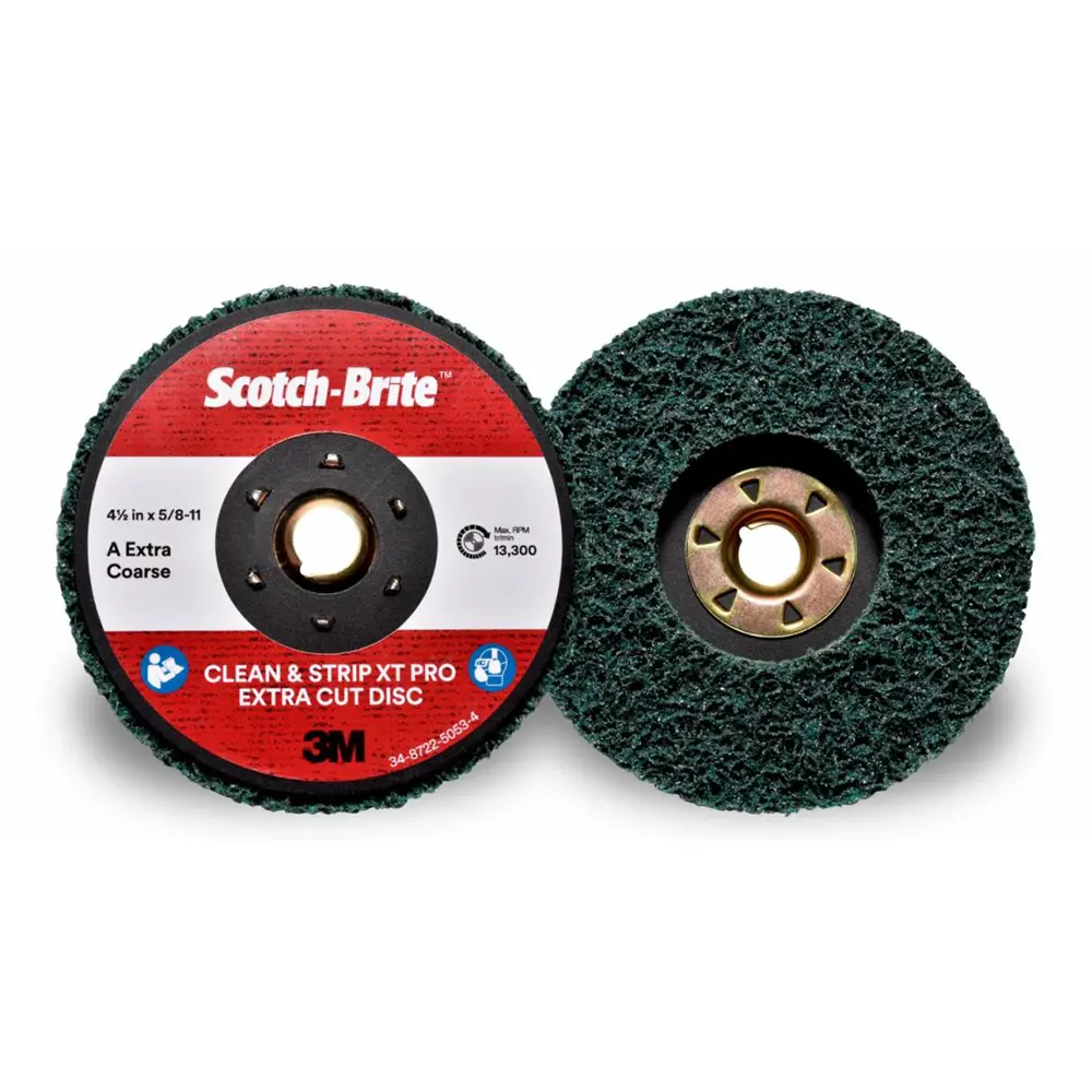3M Scotch Brite Clean And Strip Xt Pro Extra Cut Stripping Disc 115Mm X 22Mm 1