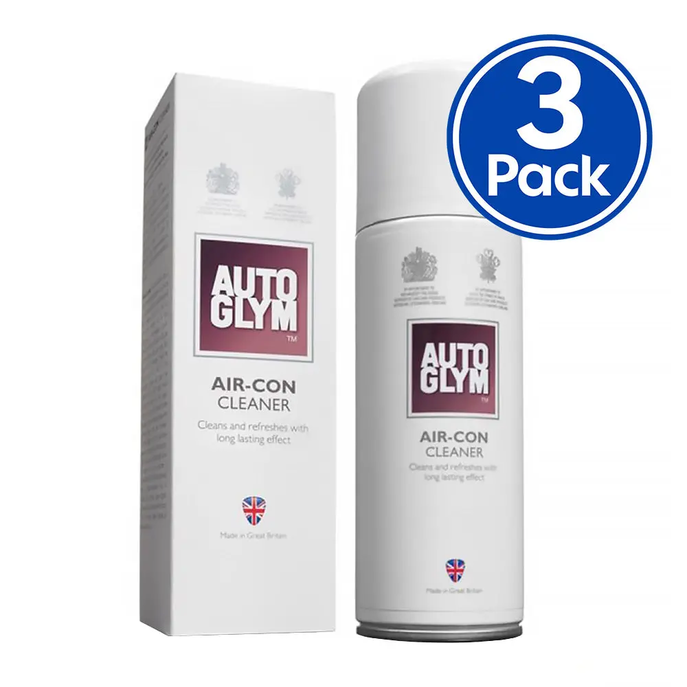 Autoglym Air Con Cleaner 98G Long Lasting Refresh X 3 Pack 1