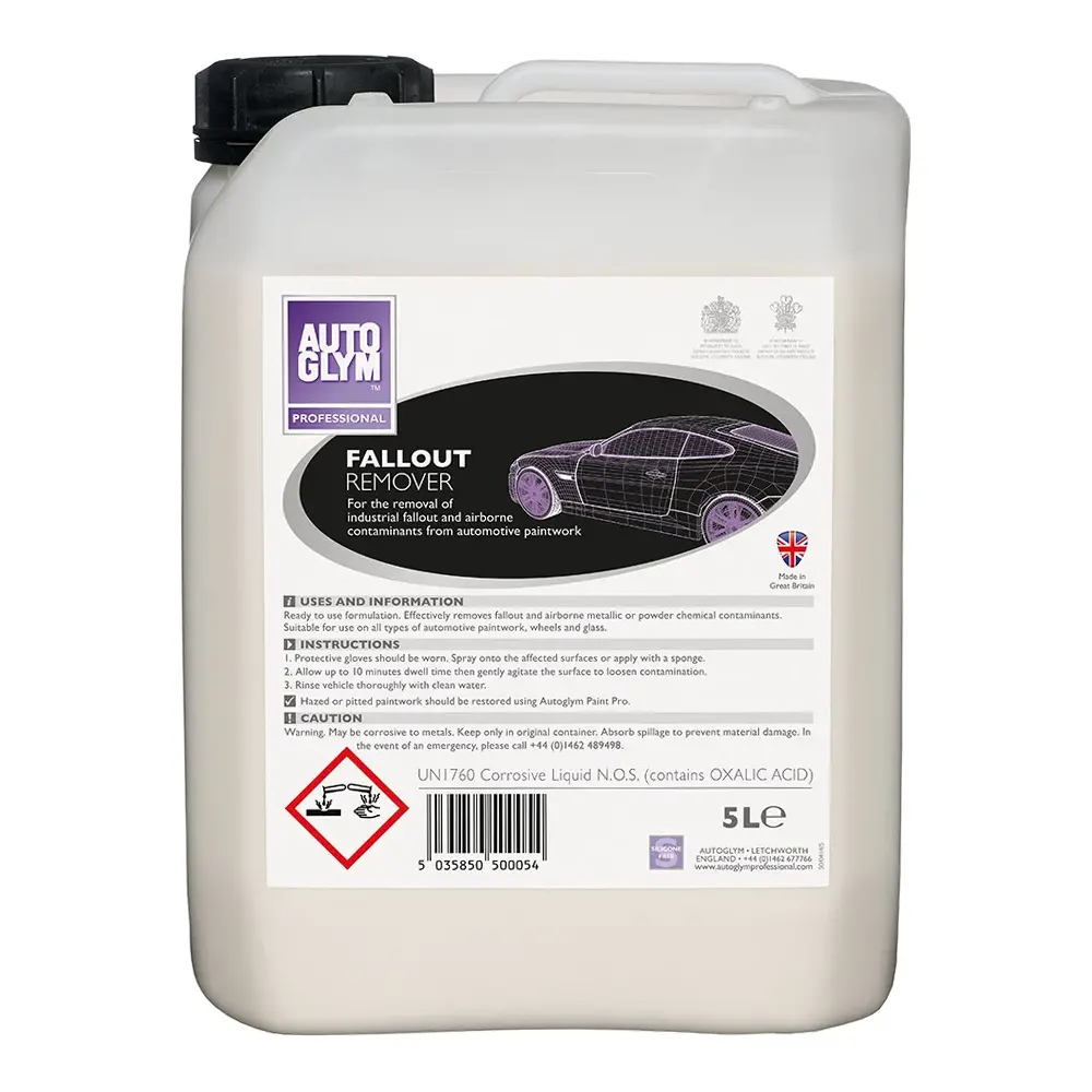 Autoglym Car Automotive Fall Out Industrial Contaminants Remover 5L 1