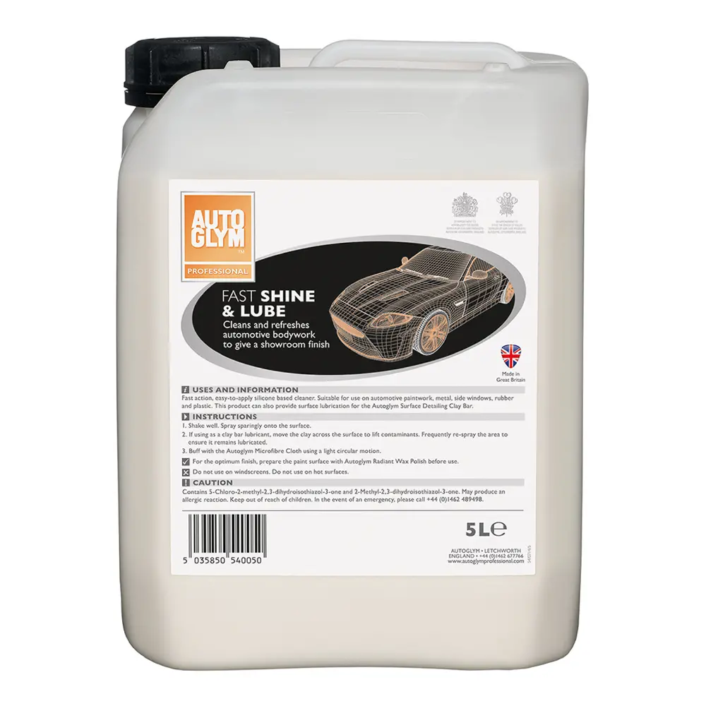 Autoglym Fast Shine Lube 5L Clay Lubricant Detailer 1