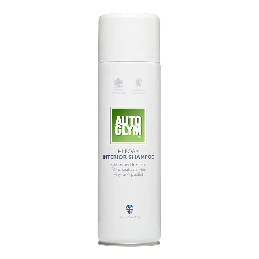 Autoglym Hi Foam Interior Shampoo 450Ml Aerosol Rapid Spot Cleaner 1