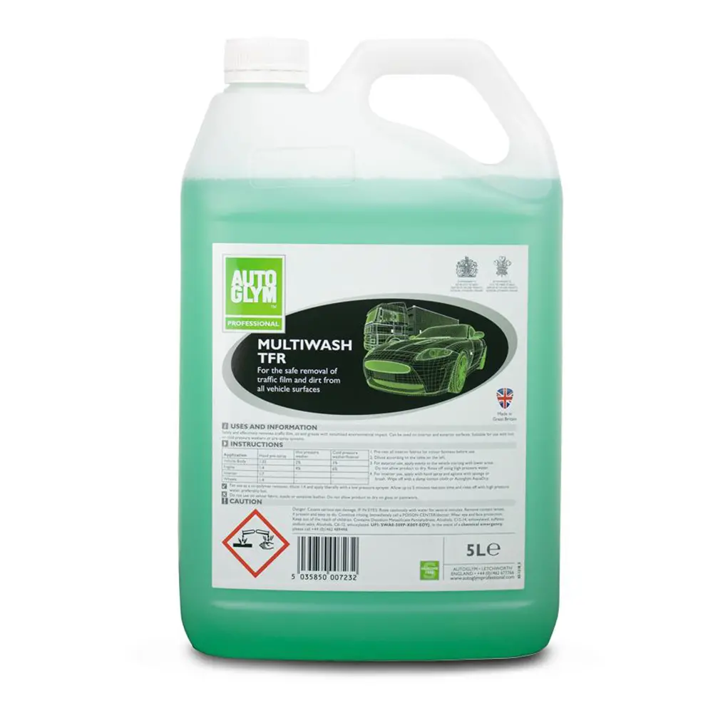 Autoglym Pm3 Multiwash Tfr 5L Removal Traffic Film Car Wash Detergent 1