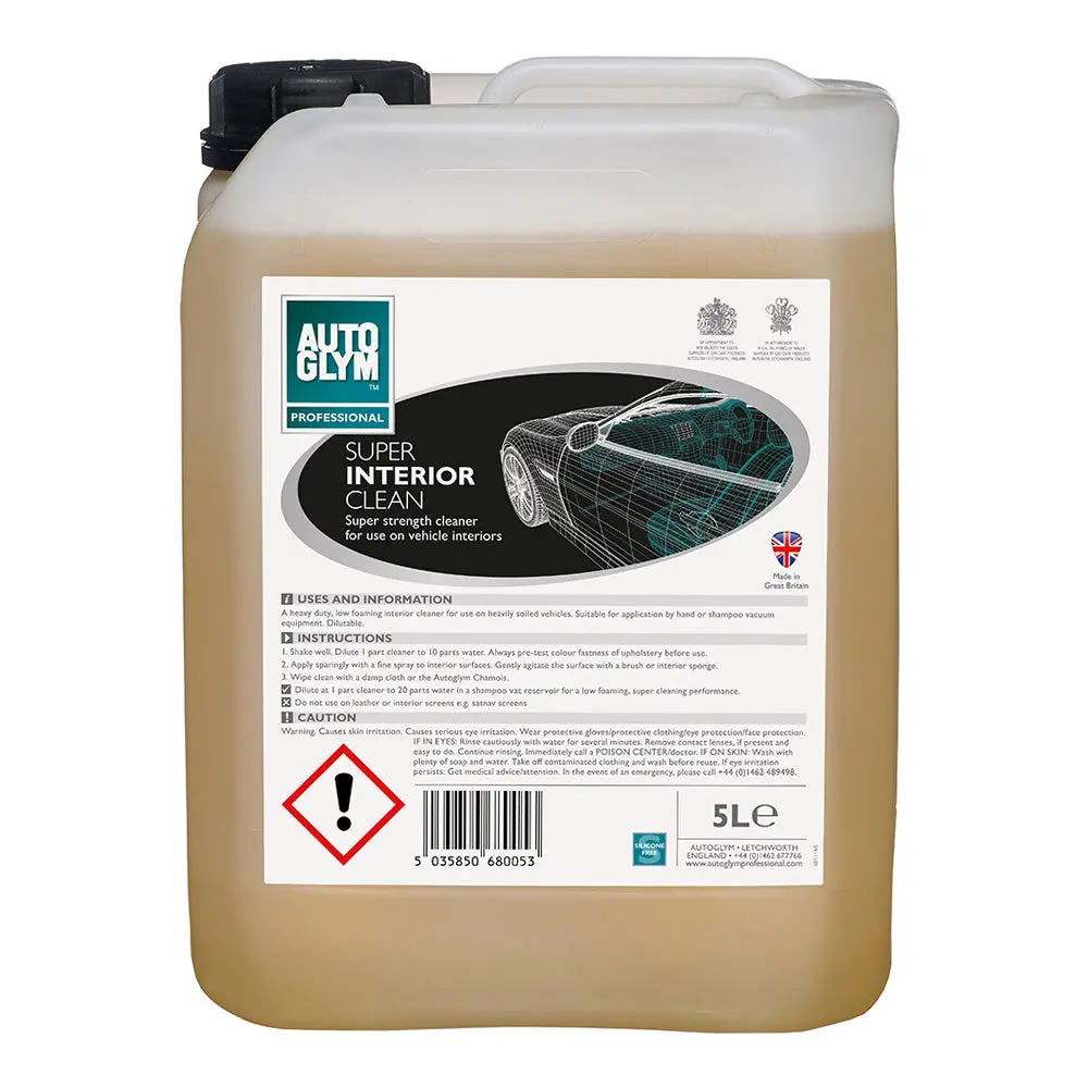 Autoglym Super Interior Cleaner For Automotive 5L Super Strength 1