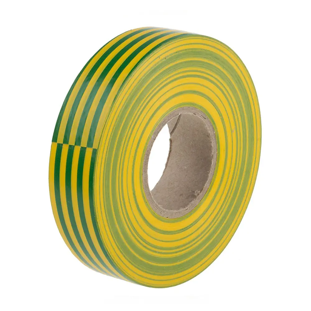 3M Temflex 1610 General Purpose Electrical Tape 19Mm X 20M Green/Yellow X 10 Pack 2