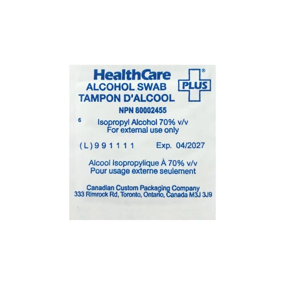 Isopropyl Alcohol Swab, Pkg Of 20 1