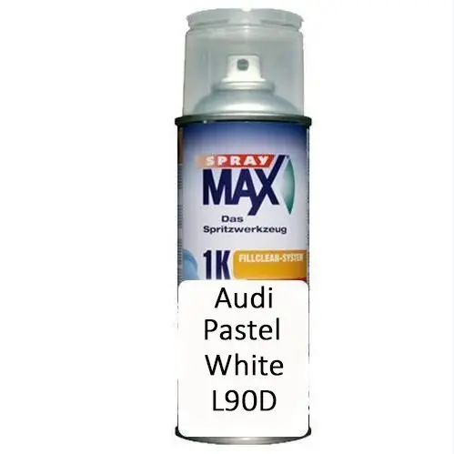 Auto Touch Up Can Audi Pastel White L90d 1