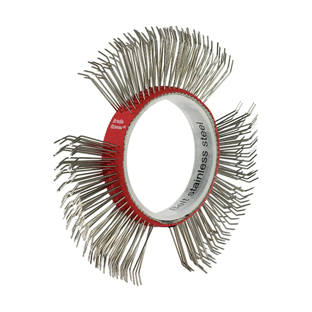 Montipower Mbx Stainless Steel Belt Bristle Blaster Wire Brush 11Mm Red Bb-103 1