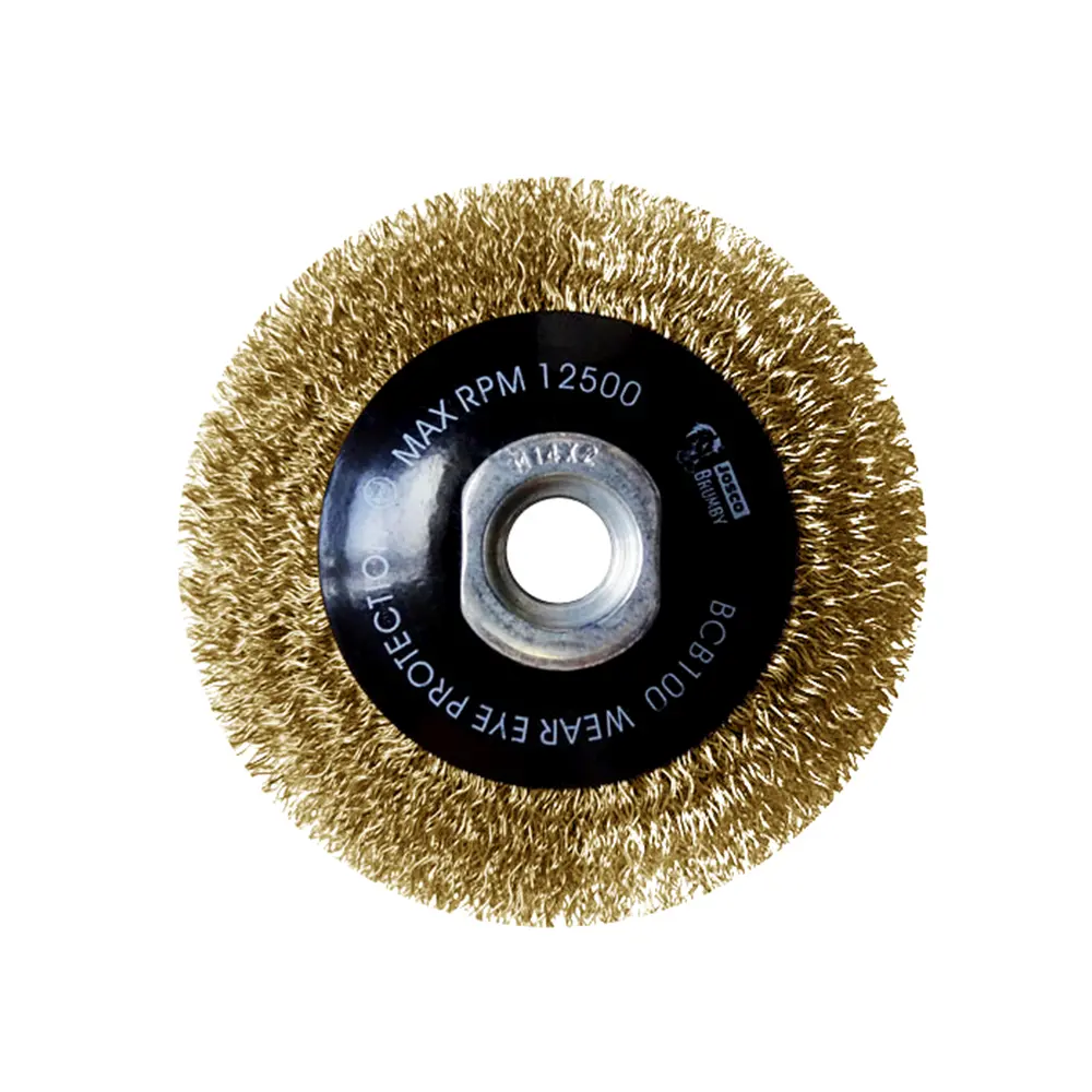 Josco Brumby 100Mm Crimped Multi-Thread Bevel Brush Twisted Wire 1