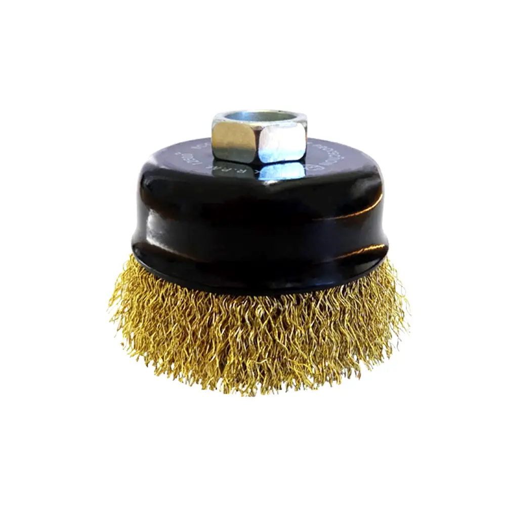 Josco Brumby 75Mm Crimped Multi-Thread Cup Brush Twisted Wire 1