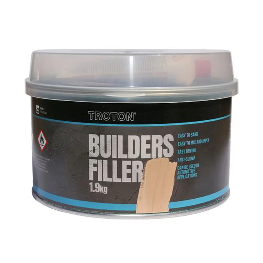 Troton Builders Multi Purpose Filler 1.9Kg Lightweight Easy Sanding Repair 1