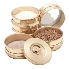 Brass Sieve With #60 (230 Micron) Stainless Steel Mesh, 3" Diameter 1