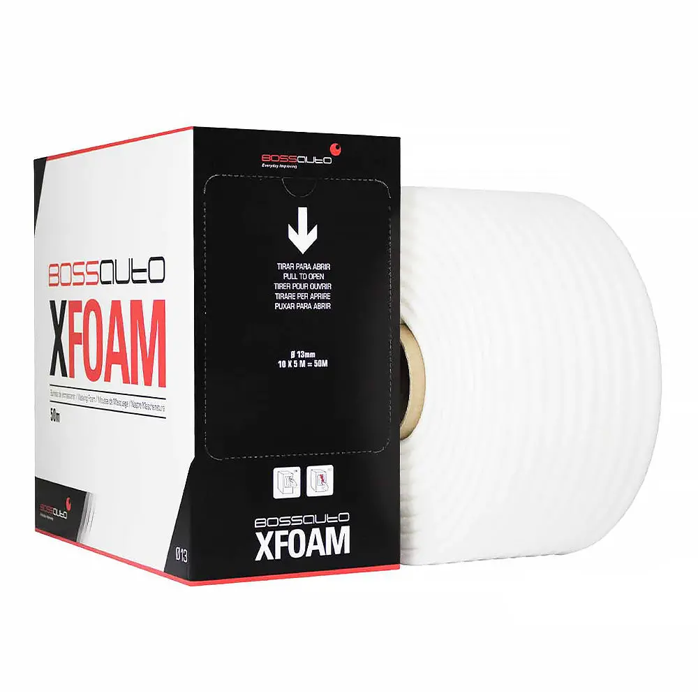 Boss Auto Foam Masking Tape Xfoam Door Jamb Edge Sealing 13Mm X 50M 1