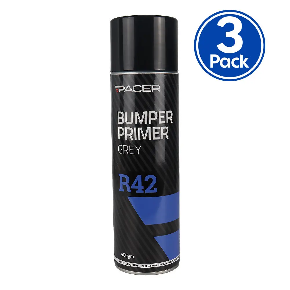 Pacer R42 Bumper Primer Grey 400Gm Automotive Surface Adhesion X3 1