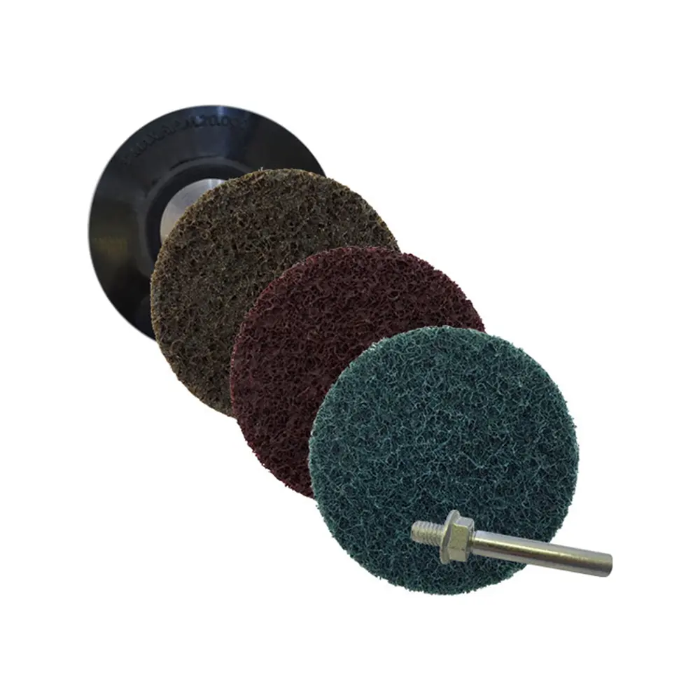 Josco Brumby Roloc 50Mm Surface Conditioning 5 Piece Kit Coarse Medium Fine For Drill 1