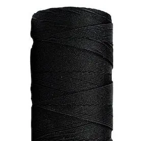 Black Tarred Twine - 100% Nylon (#18), 1 Lb Roll 1