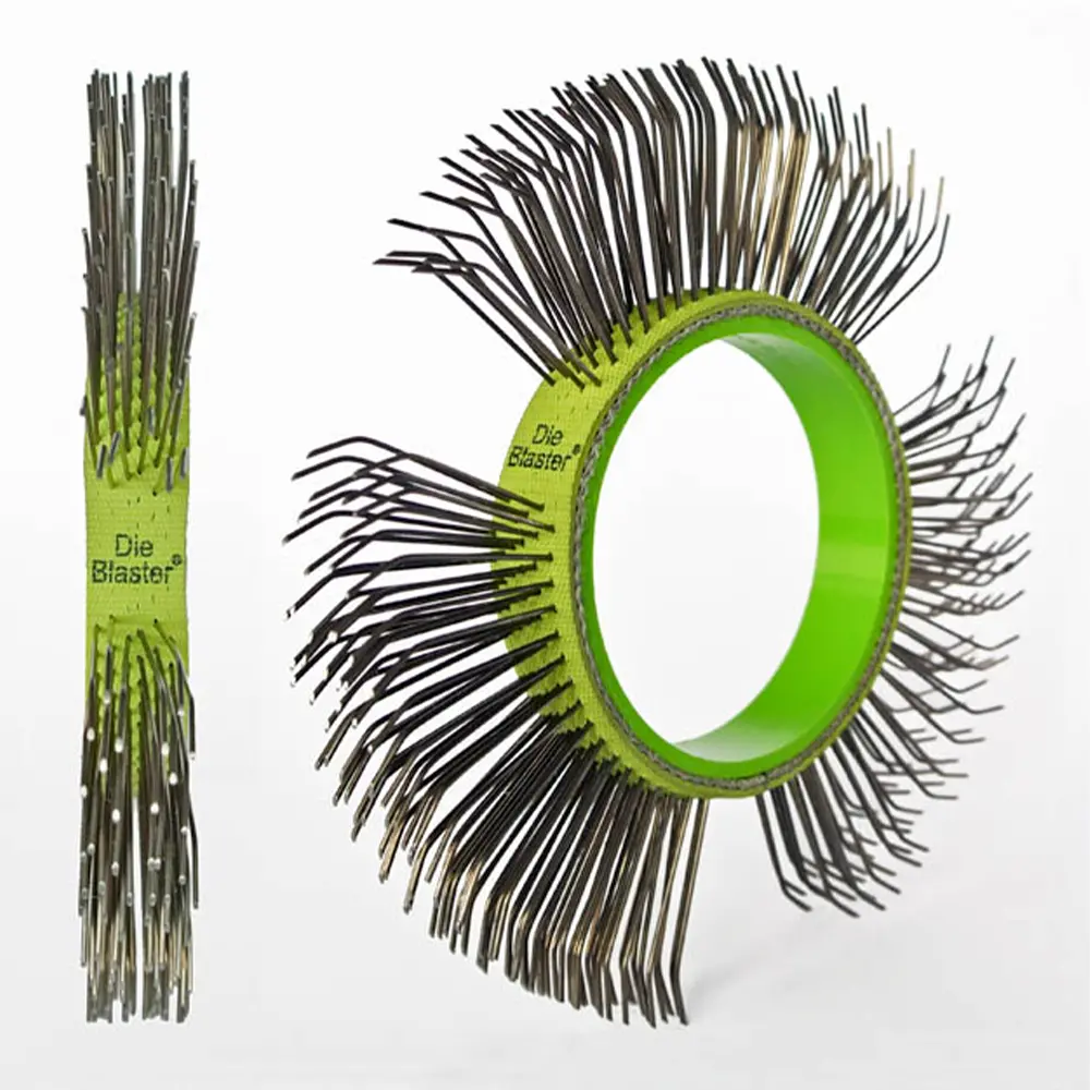 Montipower Mbx Die Blaster Carbon Steel Belt Wire Brush 11Mm Green Bu-105 1