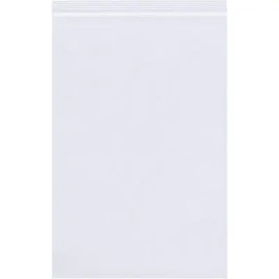 Reclosable Poly Bags, Plain, 2 Mil (Various Size) 1