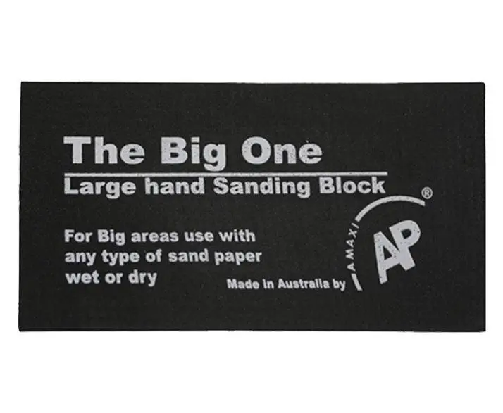 Amaxi Ap The Big One Large Rubber Hand Sanding Block 1