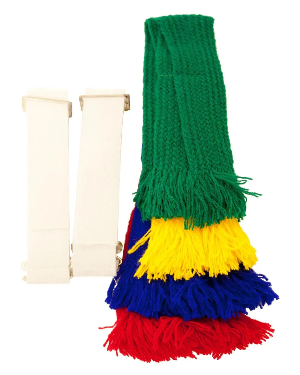 Multi-Coloured Garters With Tassles 1