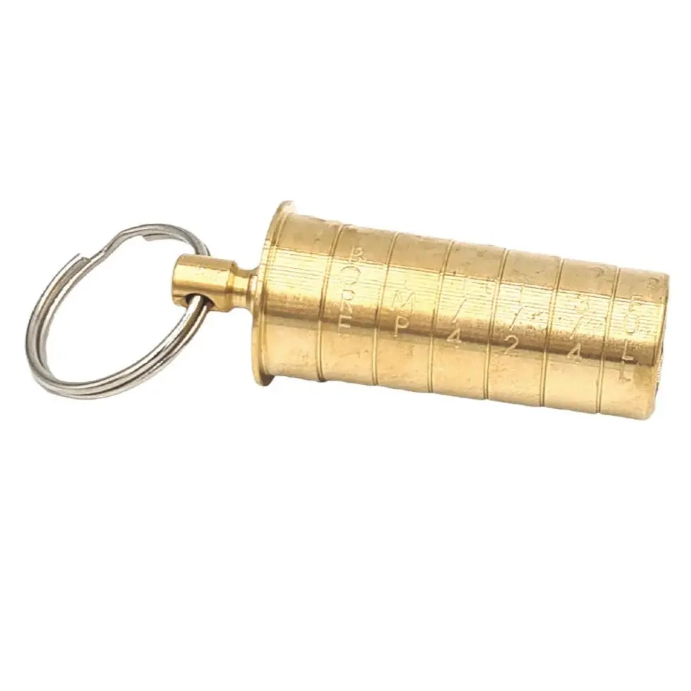 Bisley Brass Choke Identifier Keyring 1