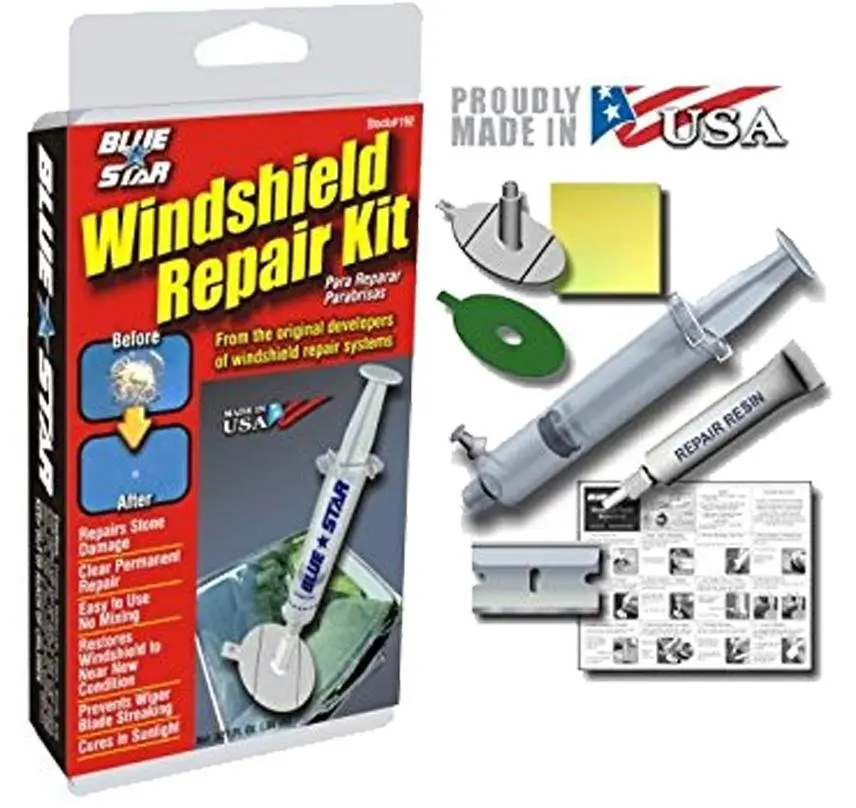 Blue Star Windshield Repair Kit .80Ml 1