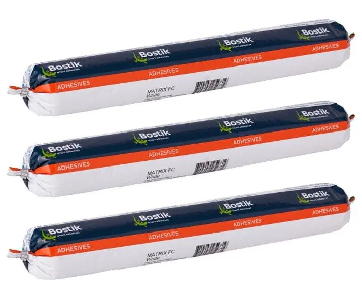 Bostik Matrix Fc Polyurethane Adhesive Sealant White Sausage 720G X 3 Pack 1
