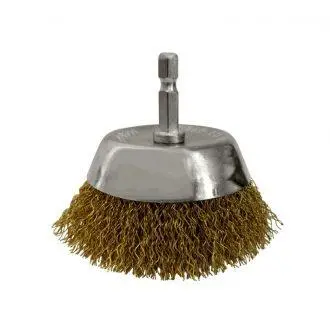 Josco Brumby 75Mm Spindle-Mounted Crimped Cup Brush 1