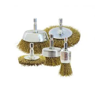 Josco Brumby 5 Piece Wire Brush Kit Multi Purpose Deburring Paint Removal Rust 1