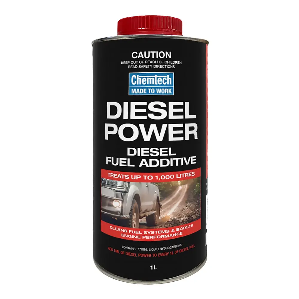 Chemtech Diesel Power Fuel Additive Clean Improve Economy Performance 1L 1