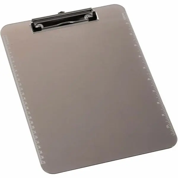 Clipboard, Clear Smoke, Plastic, Sparco, 9" X 12" 1