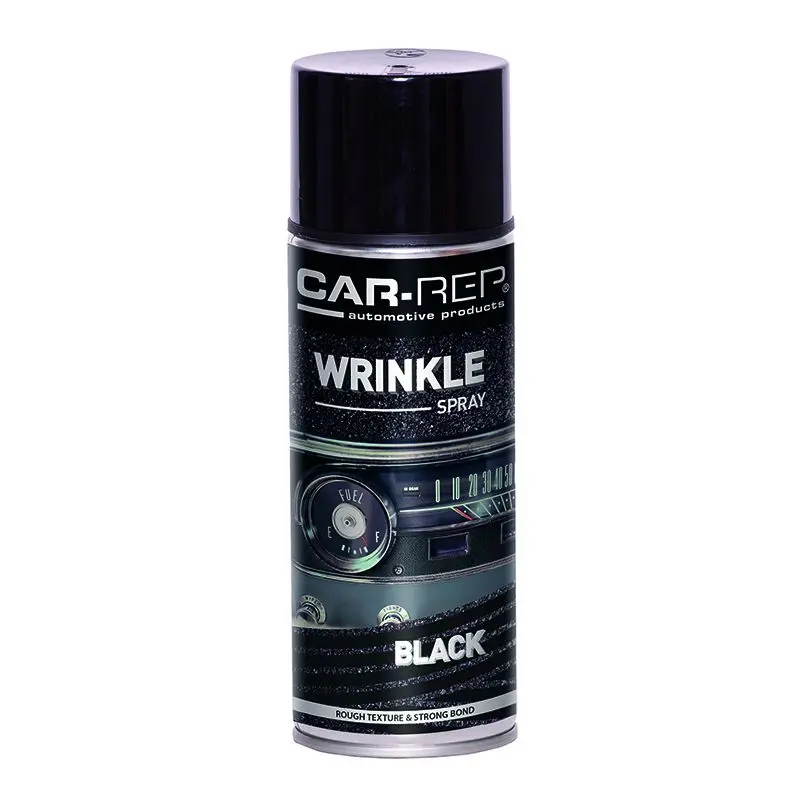 Car-Rep Wrinkle Effect Automotive Paint 400Ml Black 1