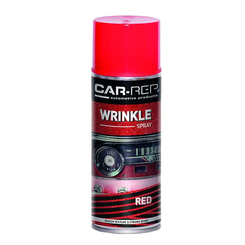 Car-Rep Wrinkle Effect Automotive Paint 400Ml Red 1