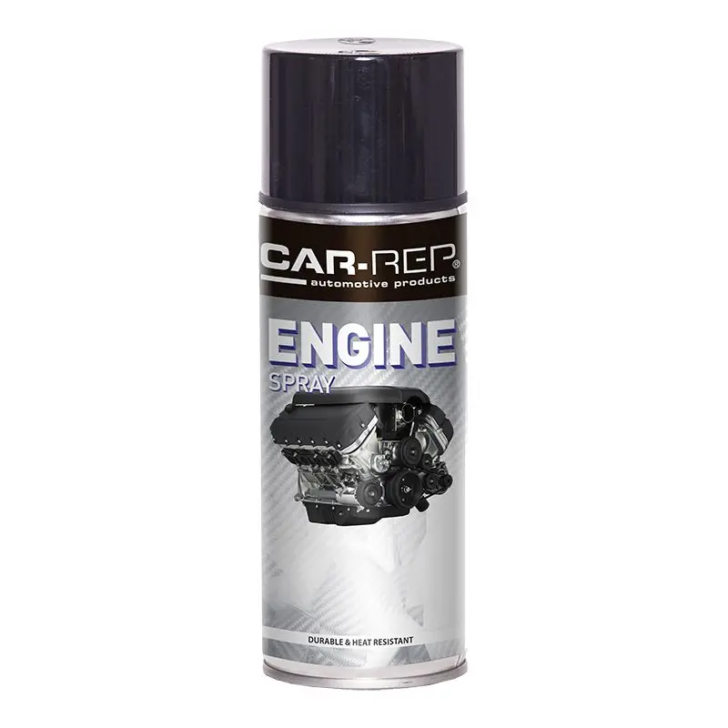 Car-Rep Automotive Engine Paint Heat Resistant Aerosol 400Ml Black 1