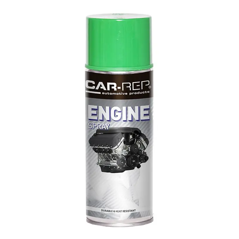 Car-Rep Automotive Engine Paint Heat Resistant Aerosol 400Ml Green 1