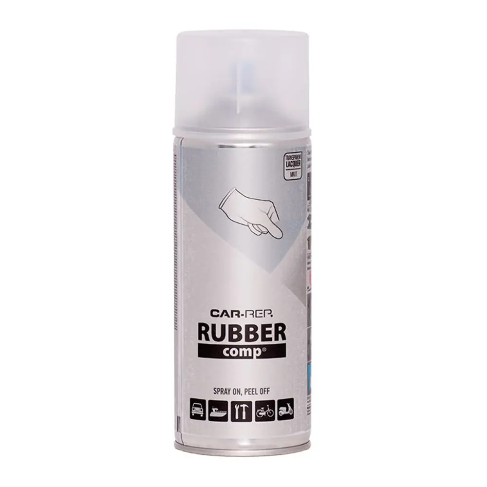 Car-Rep Rubber Comp Removable Plasti Dip Spray Paint 400Ml Matte Clear Aerosol 1