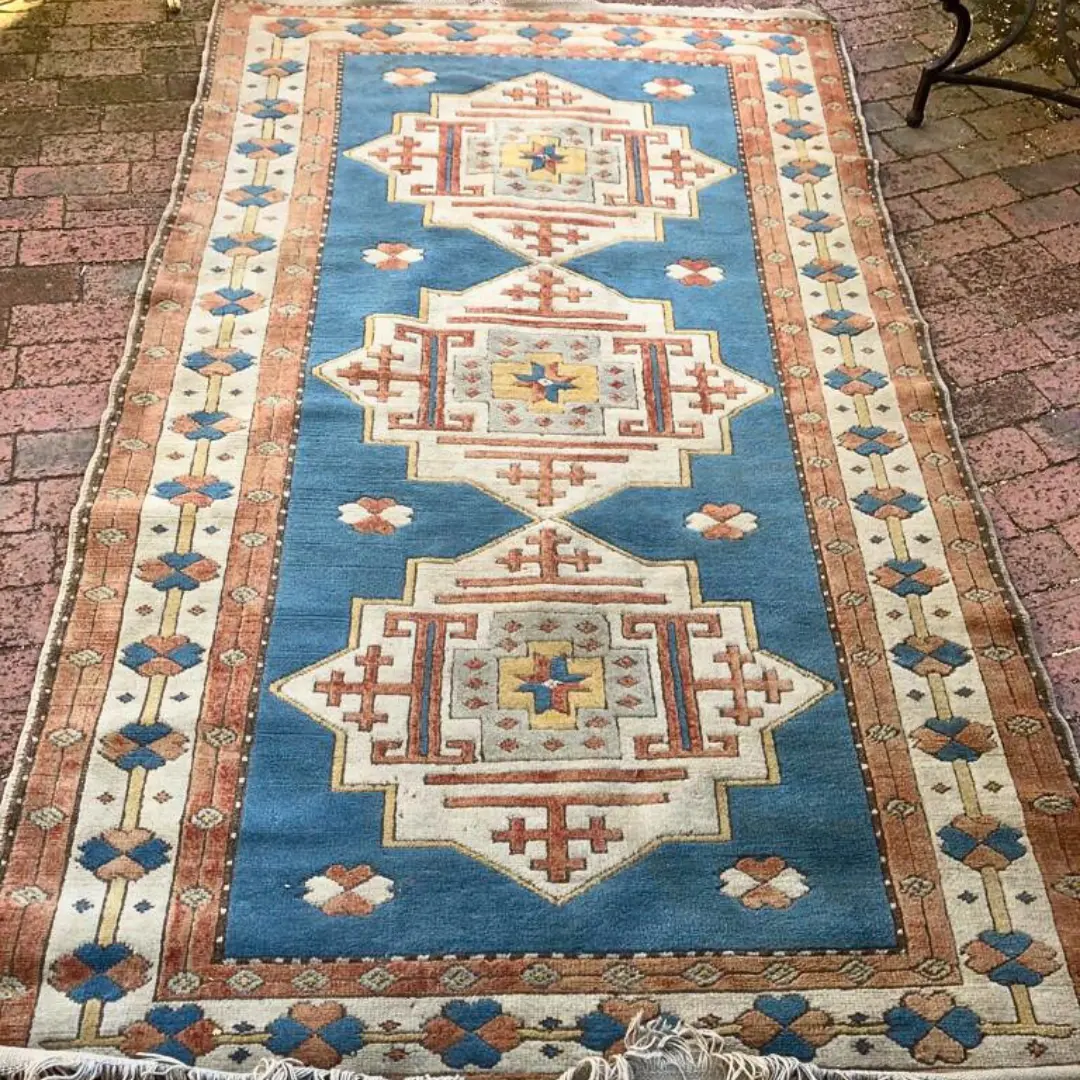 Beautiful Powder Blue Carpet - Sold 1