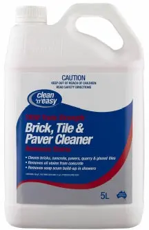 Chemtech Brick Tile & Paver Cleaner 5Lt Tr50 Removes Rust Stains 1