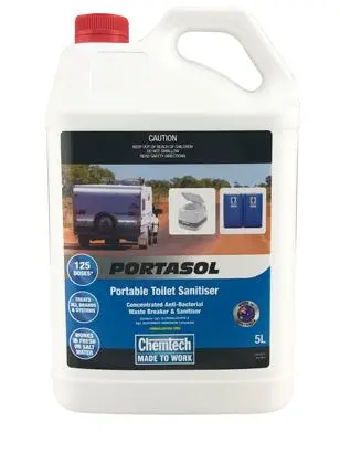 Chemtech Portasol - Portable Toilet Sanitiser For Caravans, Camp Trailers 1