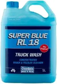 Chemtech Super Blue Rl18 Concentrated Truck And Trailer Cleaner Wash 5Lt 1