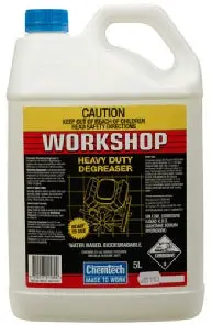 Chemtech Workshop Degreaser 5Lt Water Based, Biodegradable, Heavy Duty 1
