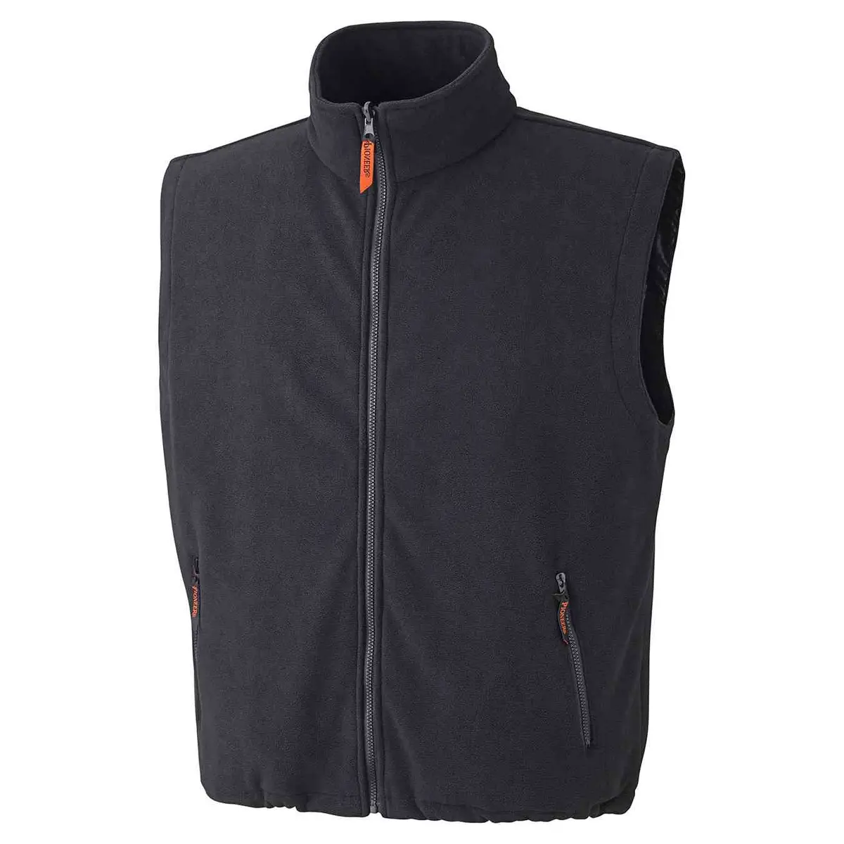 Sherpa Fleece Vest, Black 1