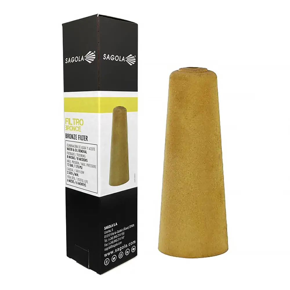 Sagola Bronze Filter 8 Microns Water & Oil Removal 1