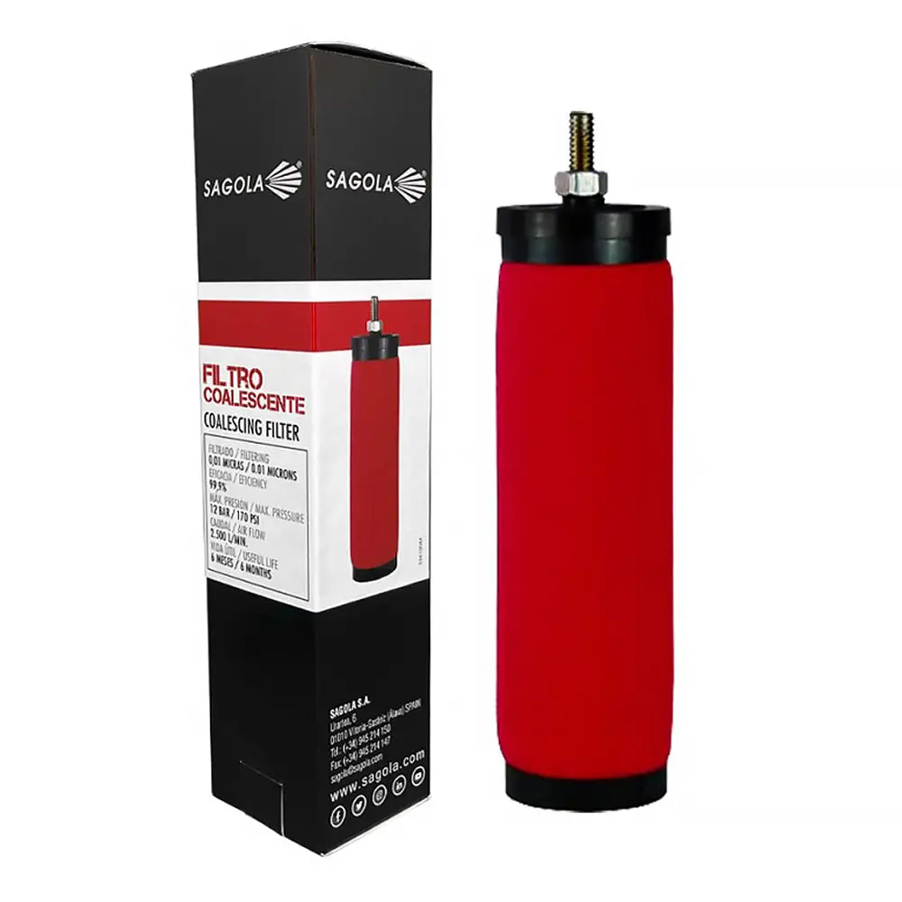 Sagola Red Coalescent Filter Kit To Suit Air Filter 5300X 1