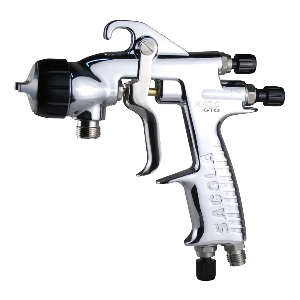 Sagola 3300 Pro Pressure Spray Gun 1.6Mm Epa Cap Enamels Varnish Primer Basecoat 1